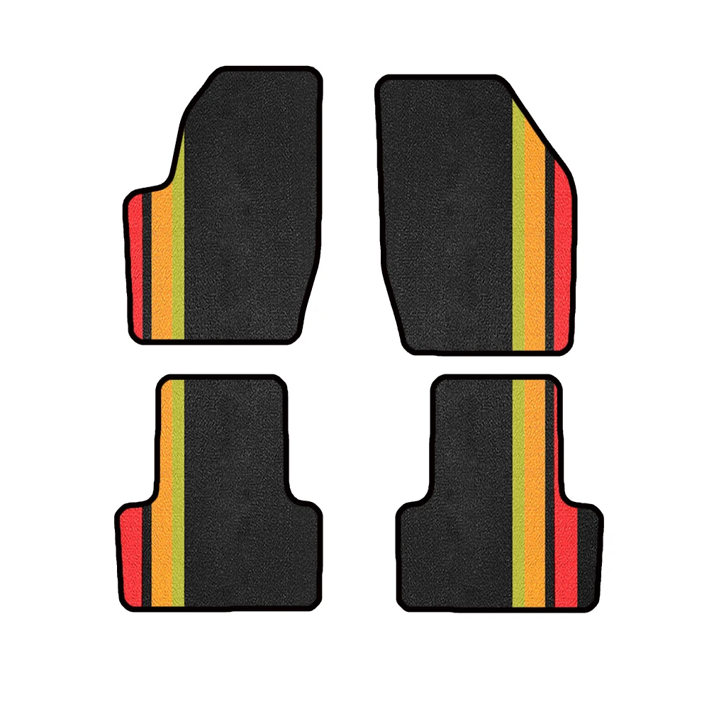 Car Mats With Buttons For Volvo XC90 2003–2014 5Seat Car-Specific Mats Waterproof Floor Mats Full Set Car Interior Accessories