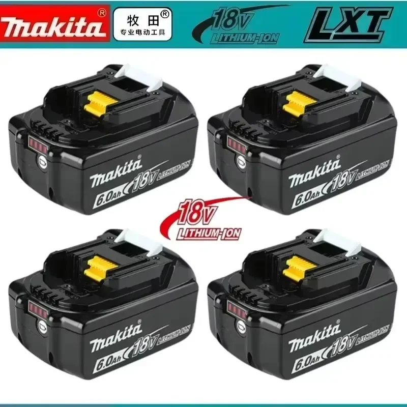 

Makita 18V Battery 6AH 9AH 18AH Li-ion Replacement LXT BL1860B BL1860 BL1850 BL1830 DHP482RFX9 BL1815 LXT400 for Cordless Drills