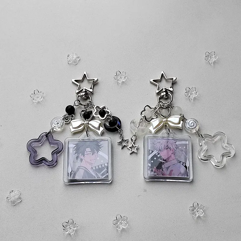 Llaveros con clic de enlace/llaveros cheng xiaoshi xluguang