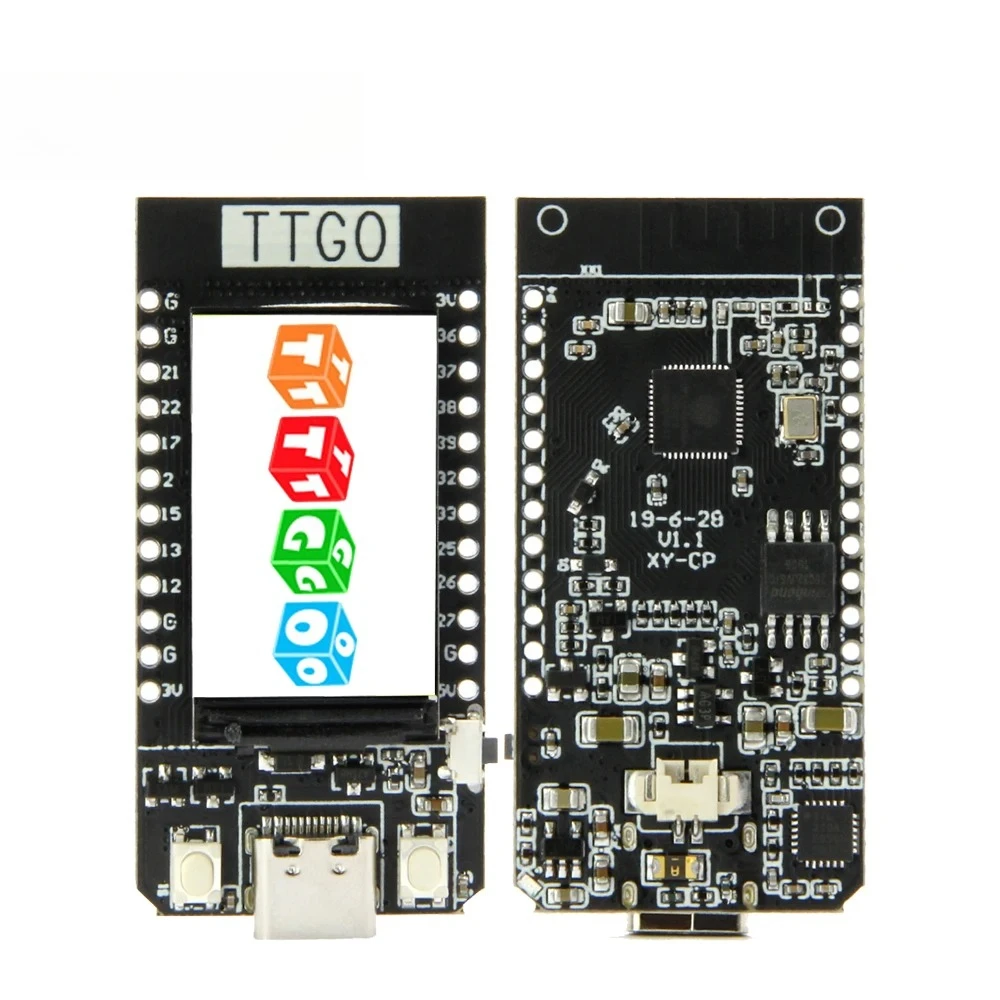 

TTGO T-Display ESP32 LCD Development Board Low Power WiFi Bluetooth Module 1.14 Inch Full Color IPS for IoT Projects