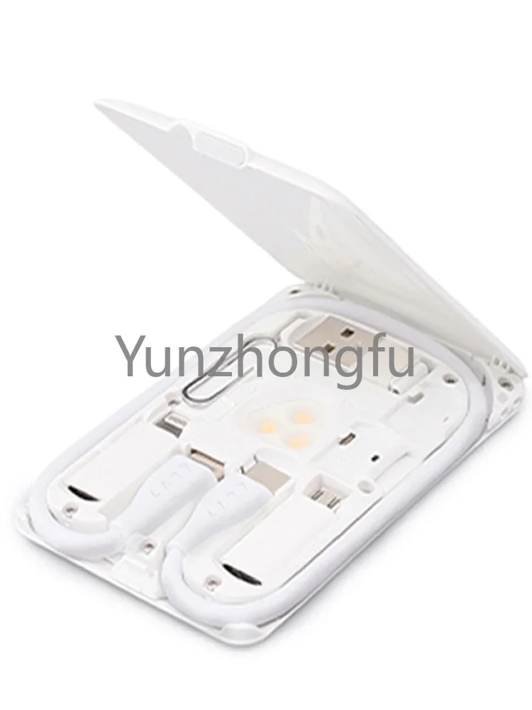 

Multifunctional Digital Storage Box Data Cable Mobile Phone Charging Cable SIM Storage Bag Card Reader Wireless Phone Charger