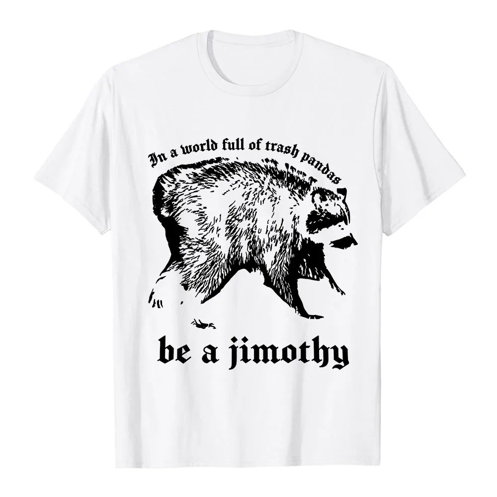 Jimothy The Racoon Graphic Tshirt Funny Seattle Washington Meme Tees Comfort Colors Unisex Weirdcore T-shirt Summer Tops