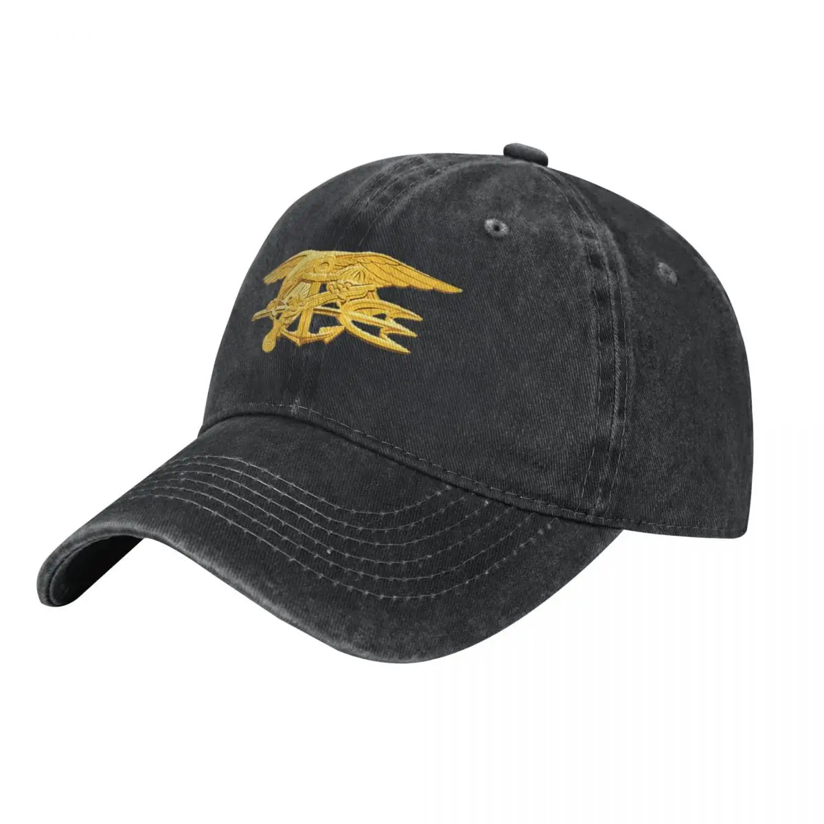 Navy Seals Badge Baseball Caps Fashion Washed Denim Hats Outdoor Adjustable Casquette Streetwear Baseball Cowboy Hat