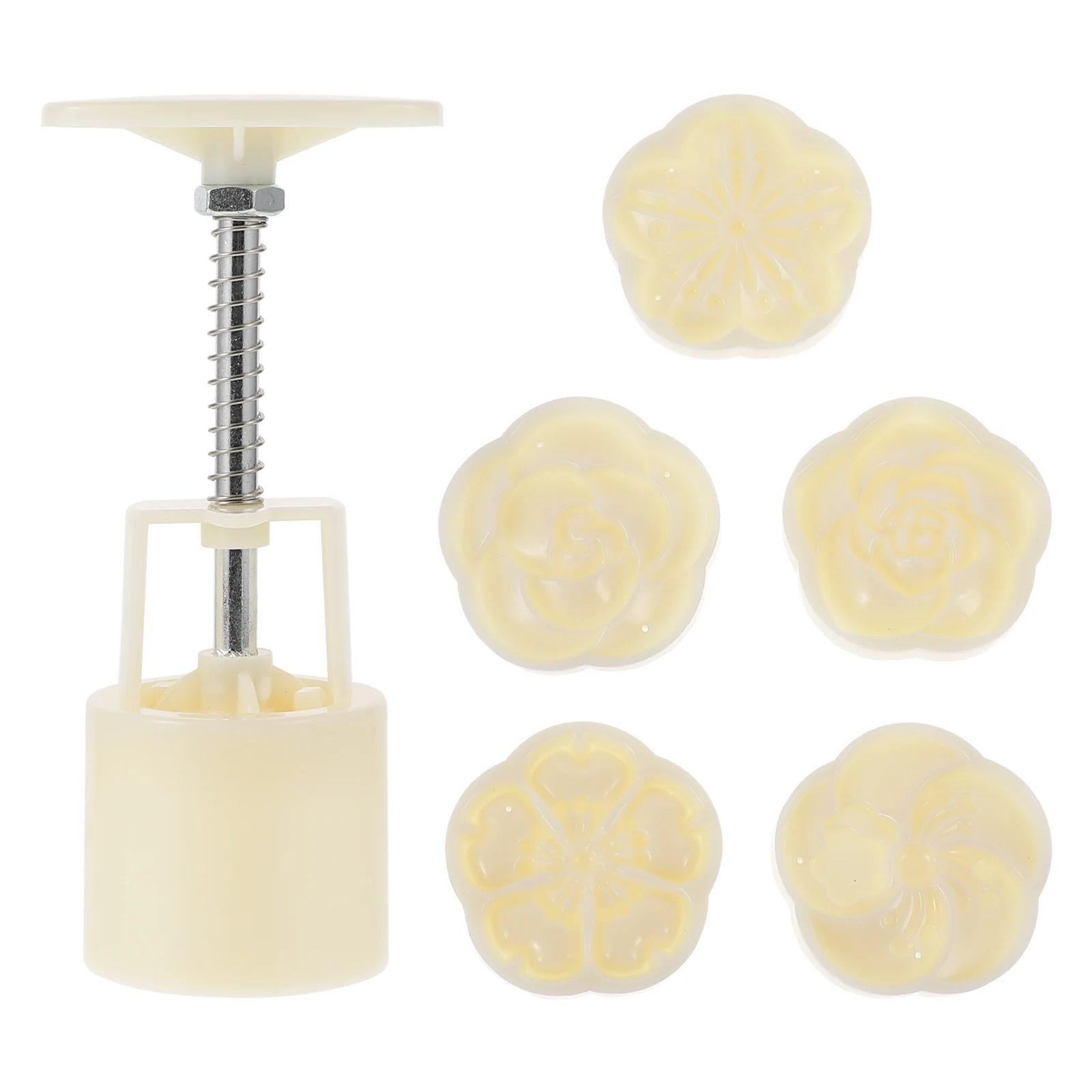 

Plastic Moon Cake Molds Baking Supplies Handmade Mould Press Pastry Stamp Healthy Material Easy Demould Clean Distinctive