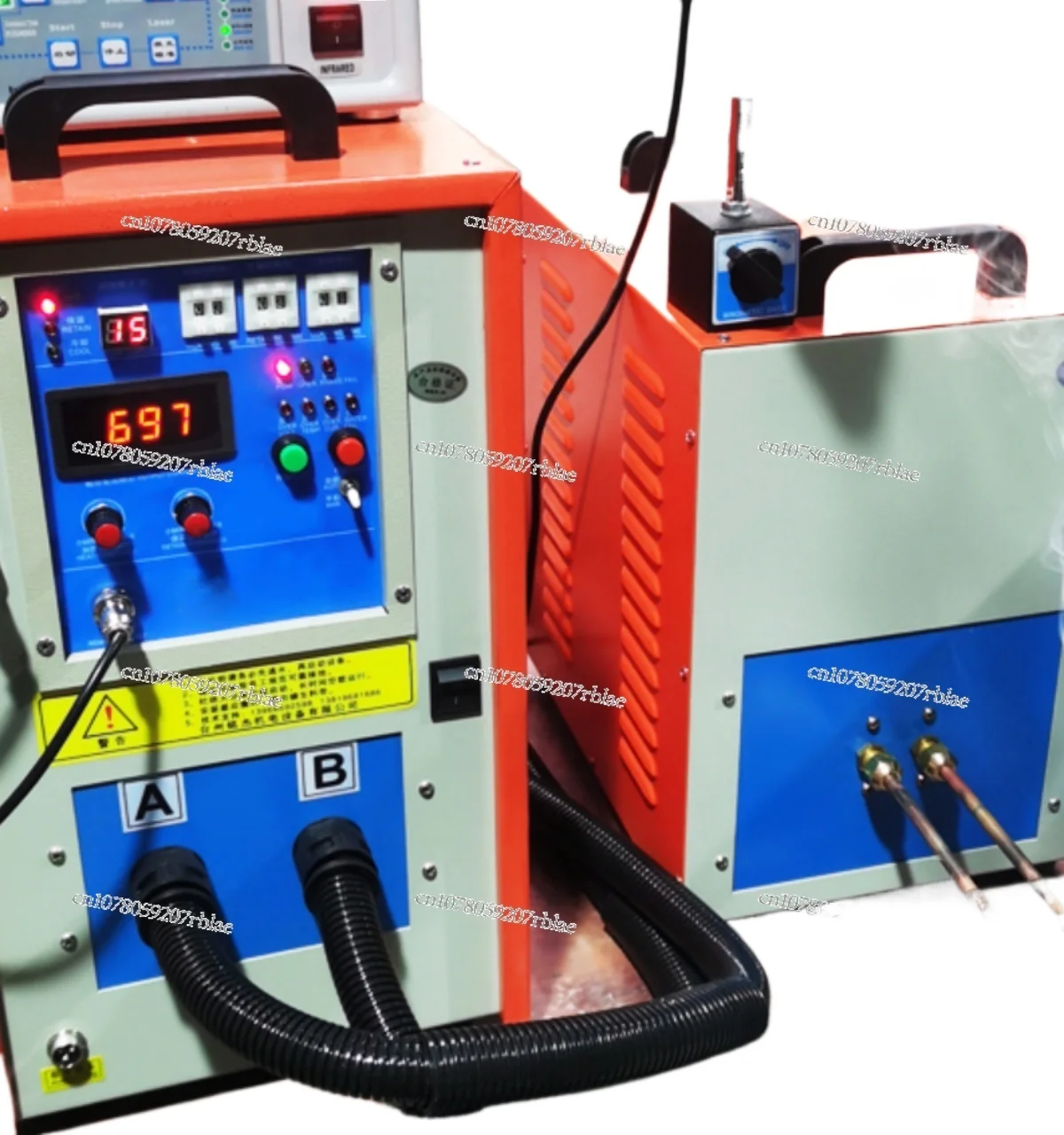 High-Frequency Induction Heating Machine Small Handheld Copper Pipe Brazing Equipment Medium Frequency Melting Furnace