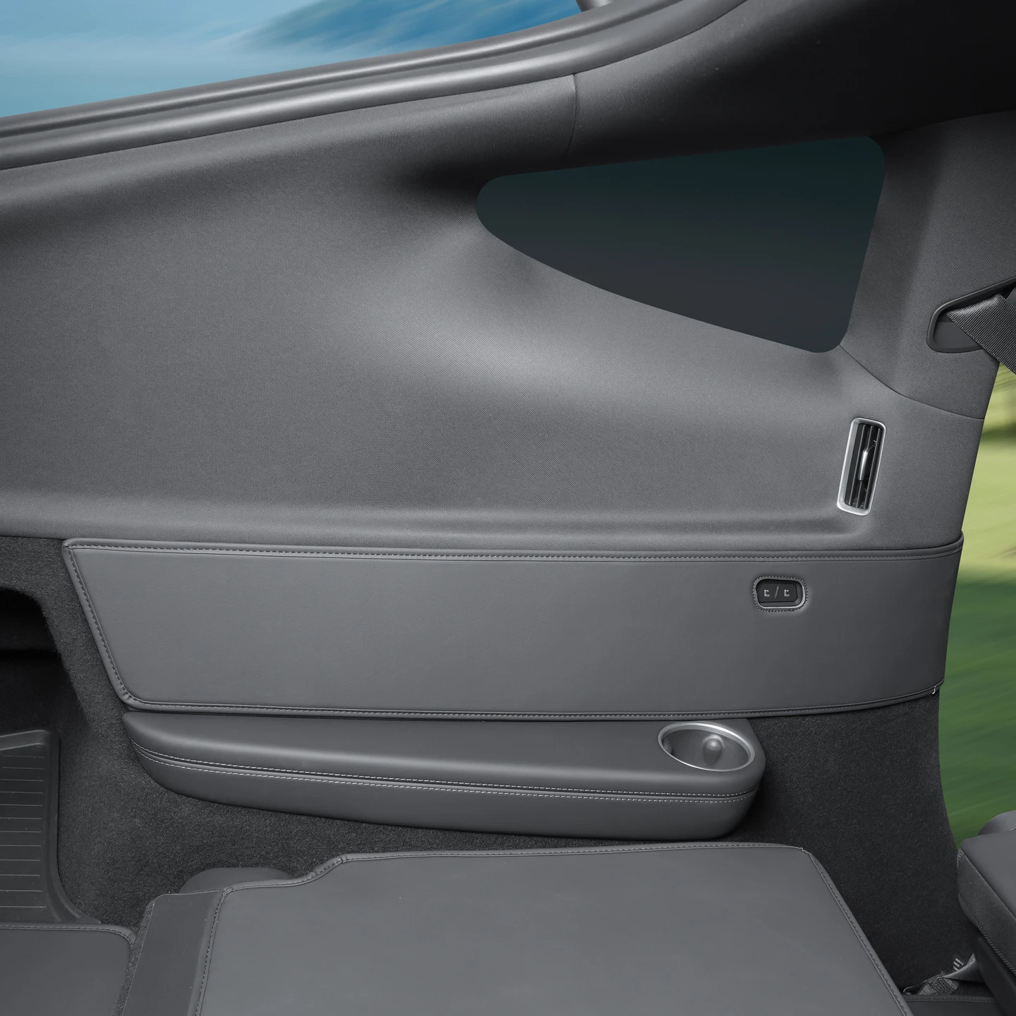 Geeignet für Tesla Model YL Schutzpolster C-Säule Innenraum Drei Reihen Sitze mit Schutzpolstern an Beiden Seitenwänden – Detail 5