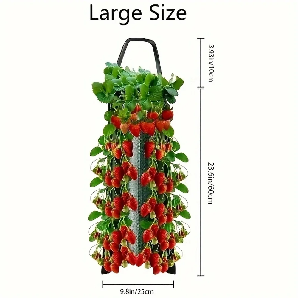 NEW 1PC Hanging Planting Bag Fabric Pouch For Plant Aeration & Growth Easy Harvesting Of Vegetables Roses Strawberry ﻿