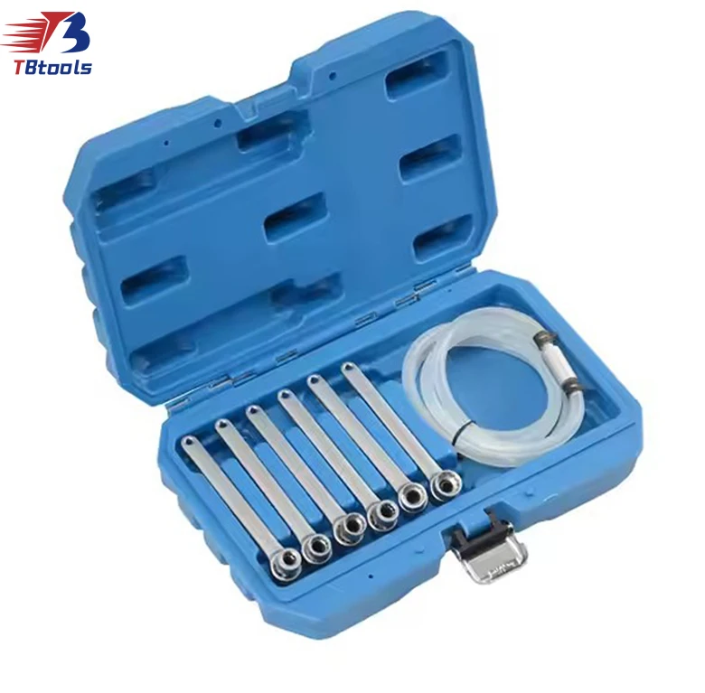 TBTOOLS Car Auto Hydraulic Brake Bleeding Bleeder Wrench Clutch Systems Repair Maintenance Set Kit Werkzeuge Tools Sets TB023