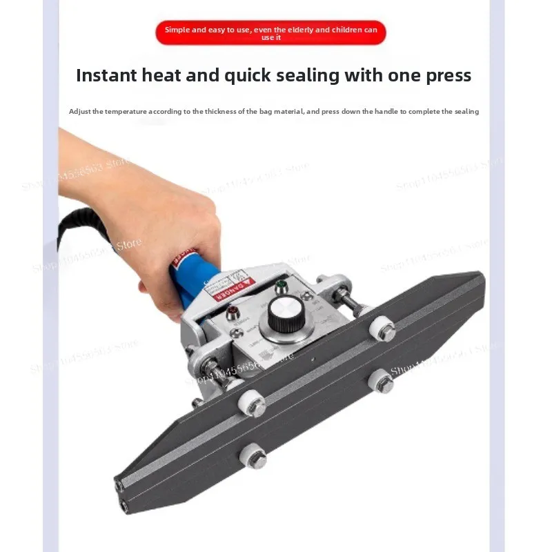 

220V/110V Handheld Impulse Sealer - Heat Seal Machine for Aluminum Foil Bags & More