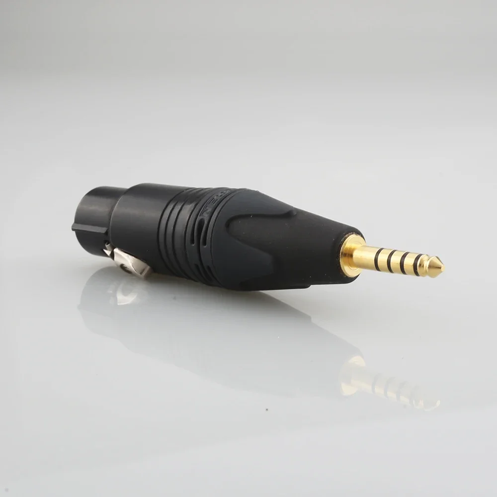 New NEUTRIK 4 Pin XLR Female to 4.4mm Balanced Male Gold-Plated Adapter Male female Plug