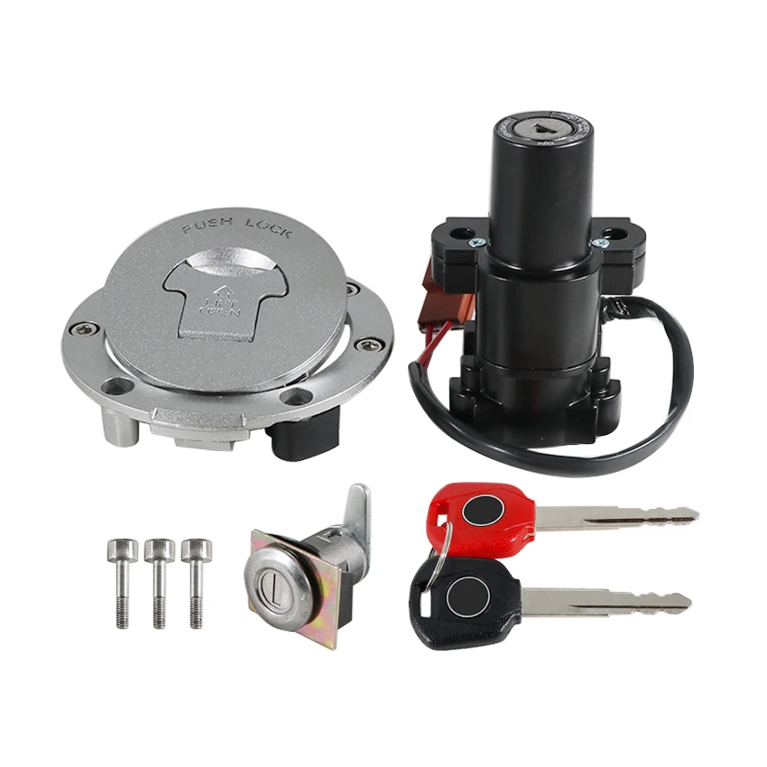 

Motorcycle Fuel Gas Ignition Switch Lock Kit For Honda CBR600RR CB1000 CB1000R 35010-MJC-A00 35010-MFN-D00 35010-MFN-L61