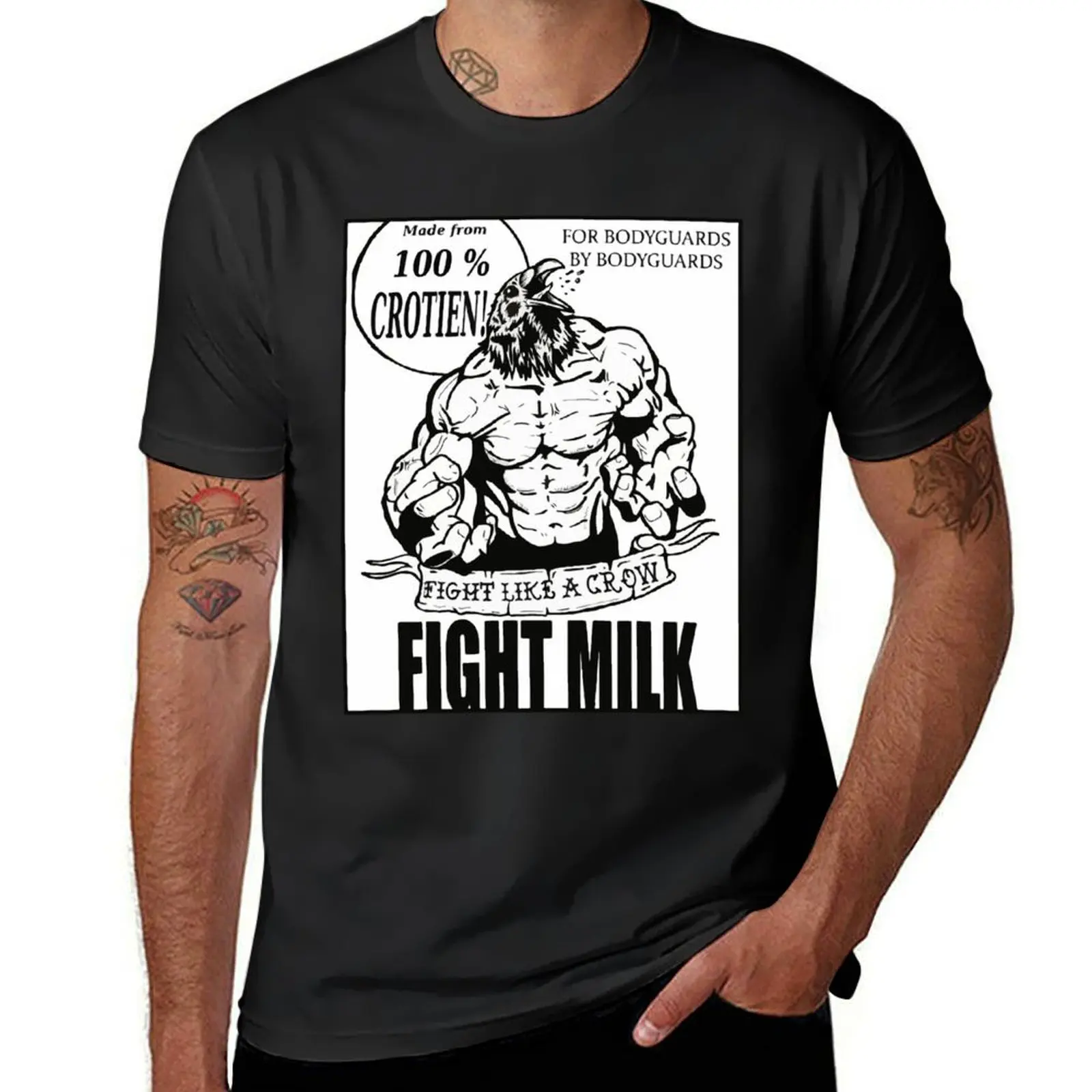 

Fight Milk T-Shirt plus sizes quick-drying tops mens cotton t shirts