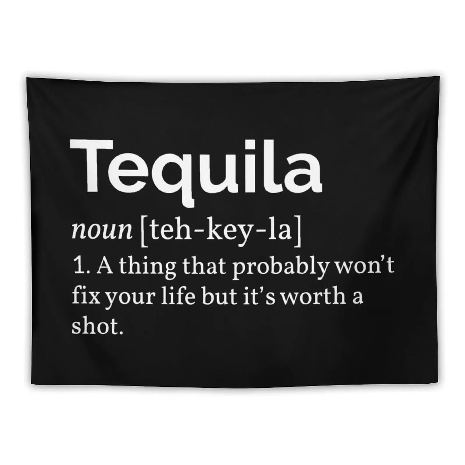 

Tequila Definition I Tapestry Decorative Paintings Room Aesthetic Tapestry