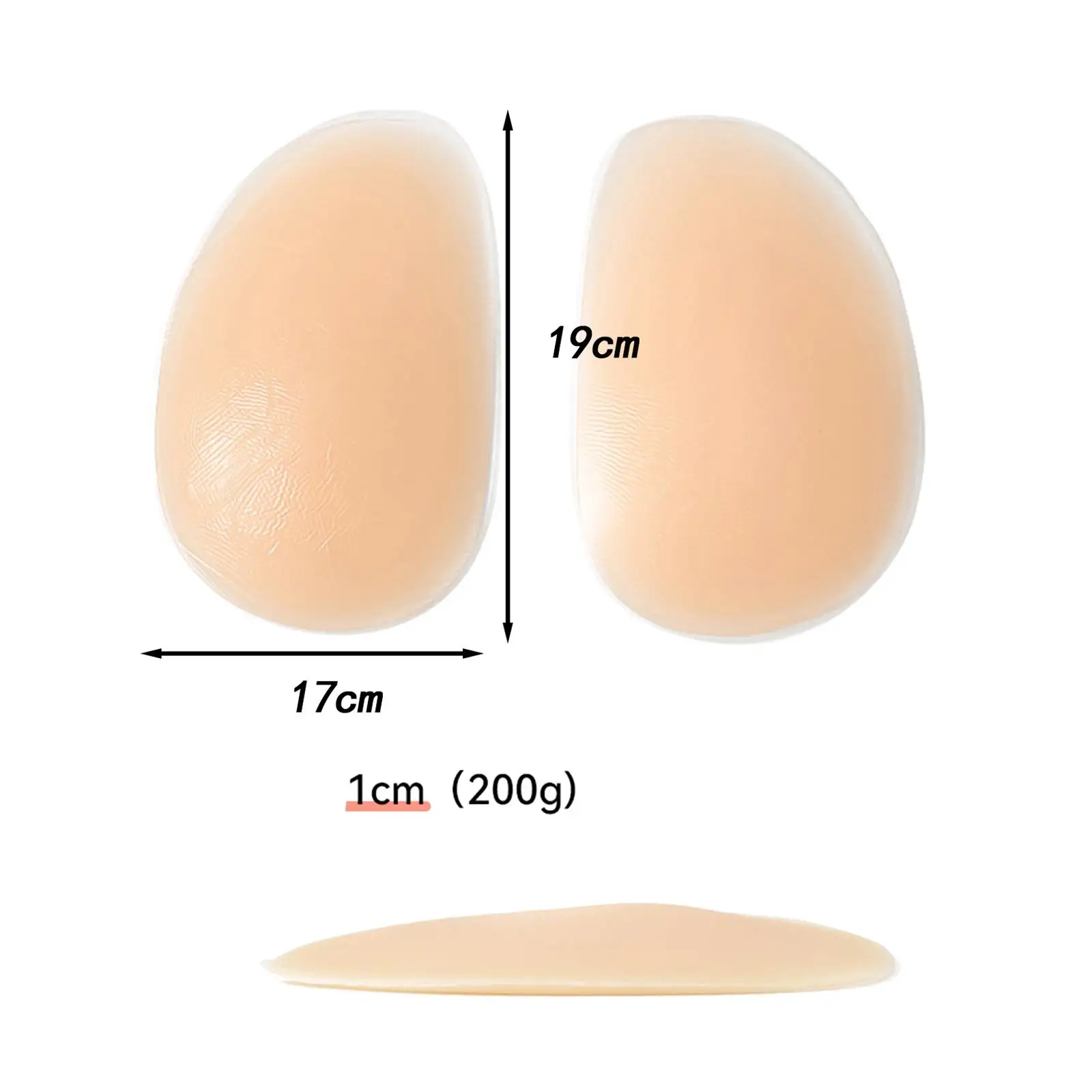 

Silicone Hip Pads Shapewear Butt Lifter Seamless Butt Padding Underwear for Women Party Dress Shaper