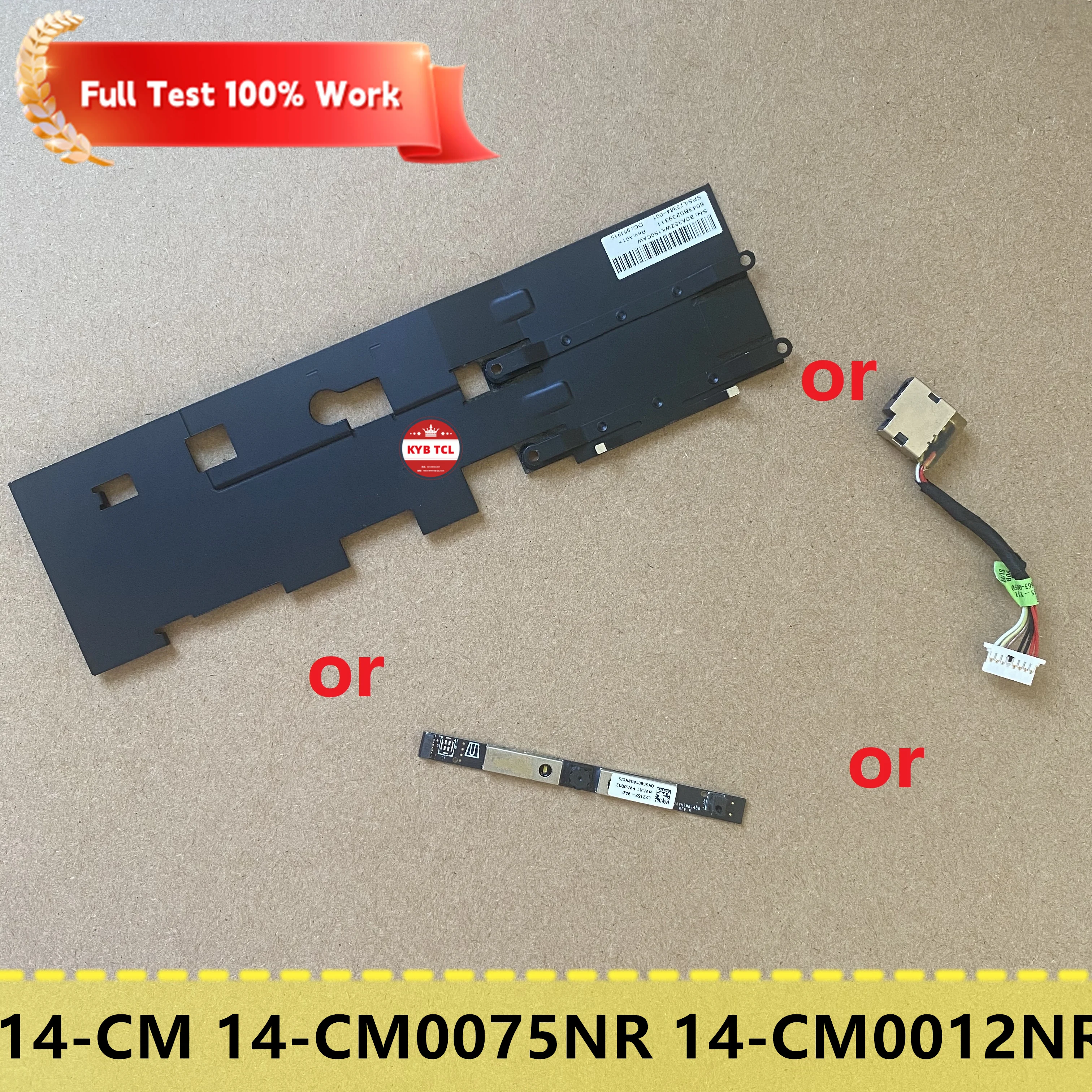 For HP 14-CM 14-CM0012NR 14-CM0075NR Heat Plate Cooling or Internal Webcam Camera Board or DC IN Power Jack L23384-001 L22153