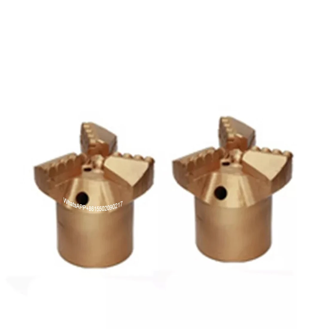 Diamond composite sheet PDC bit 50mm-150mm 3-wing rock drill tractor bit drill water well geological drilling