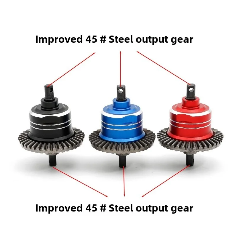 Metalowa mechanizm różnicowy stalowa przekładnia dla Trxs 1/10 Slash 4x4 Stampede Rustle 1/10 części do modernizacji samochodu RC