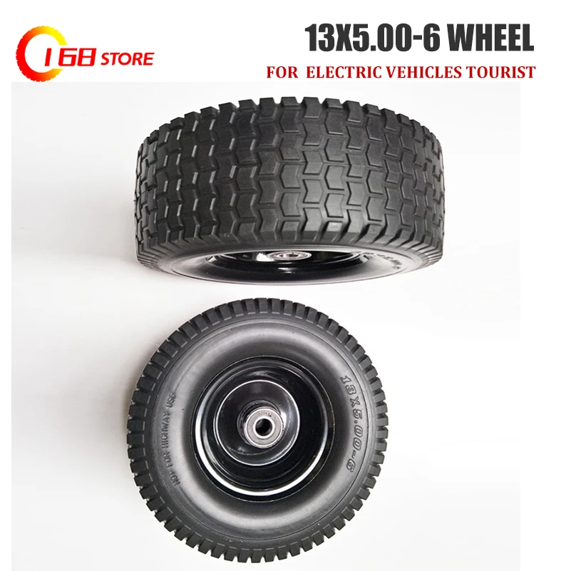 13x5.00-6pu foam wheels are suitable for electric vehicles tourist  and