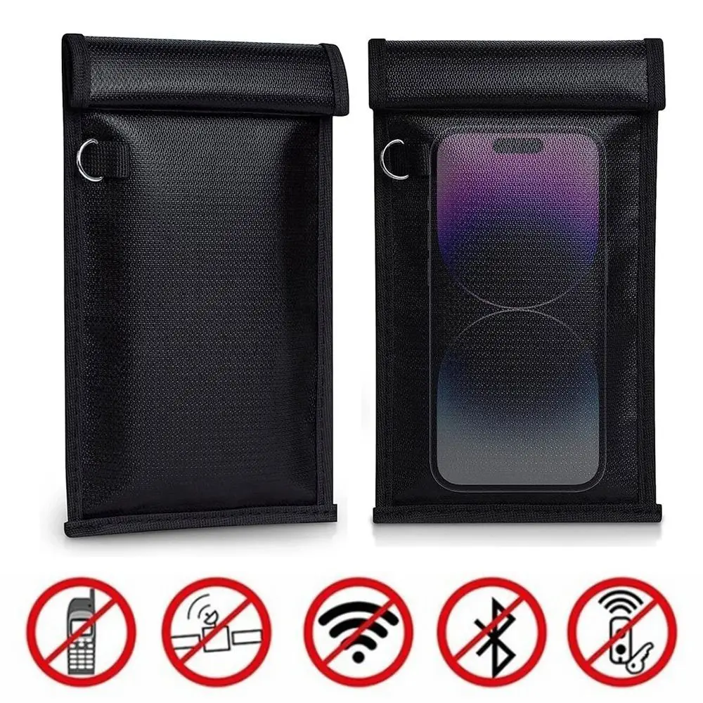 Waterproof Car Key Signal Shielding Bag Fireproof Remote Contro Shielding Signal Blocker Phone Case Anti-tracking