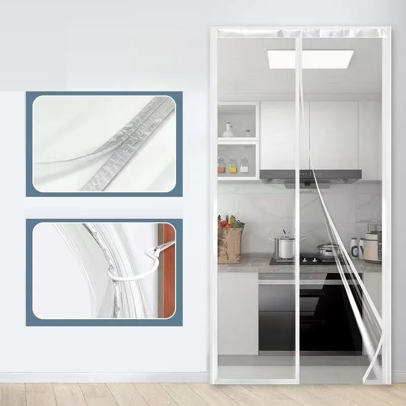 Air conditioning door curtain, windshield curtain, transparent partition curtain, keep warm and windproof in winter