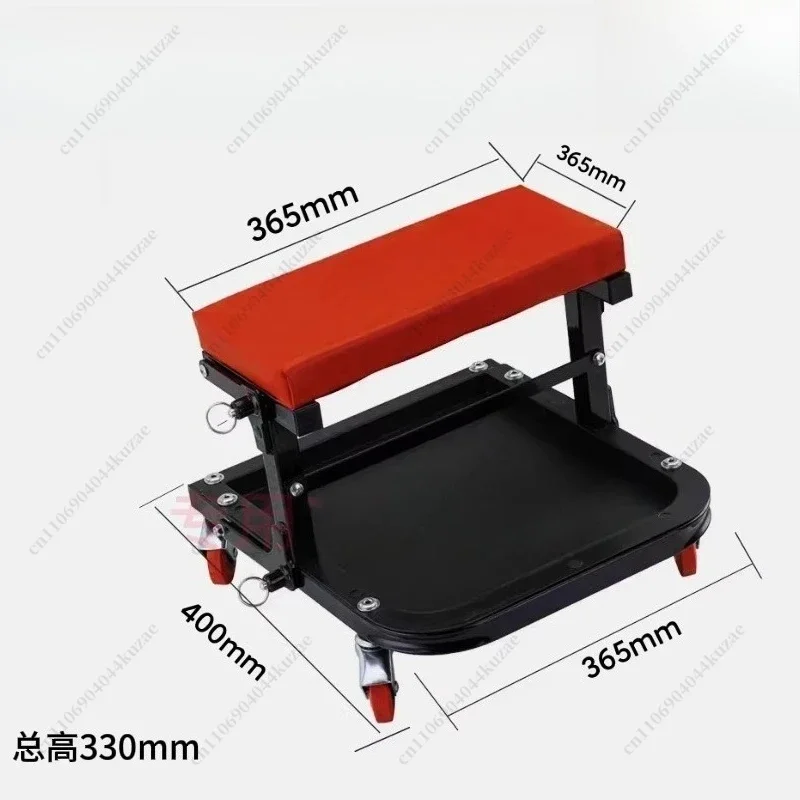 HLH Auto Repair Special Tool, Economical Rolling Work Chair, Multi-functional Garage Repair Stool With Swivel Seat