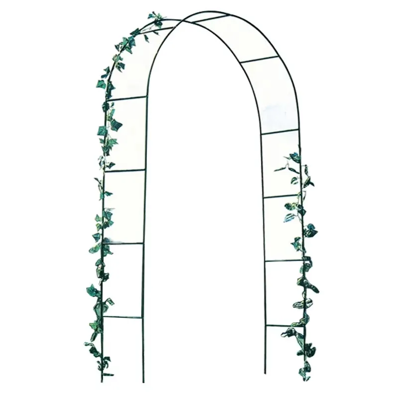 Decorative White Garden Door Wedding Arch Outdoor Metal Frame Rose Garden Arch