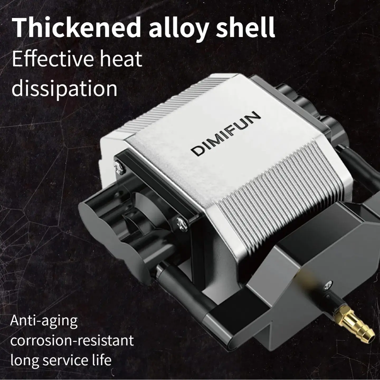 DIMIFUN Air Pump, a universal Portable Air-Assisted Laser Cutting Pump, Used in Laser Engraving Machines Such as NEJE.
