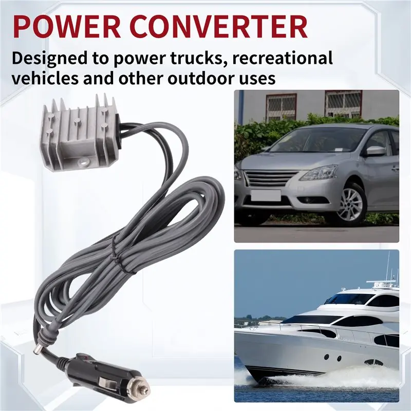 Car Cigarette Lighter Input 12V-24V To 30V 3.5A Power Converter With 9-28V To 30V 3.5A Cable() For Starlink Mini Best-Selling