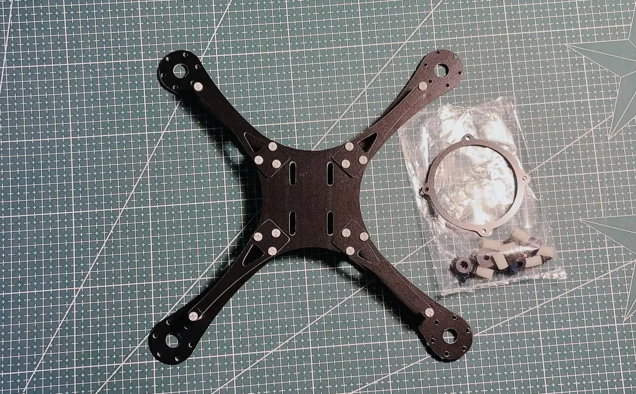 Glassfiber Butterfly X250 250mm Mini Quad-Rotor Copter 74g Multicopter Car frame DIY build Introductory Training for Beginners