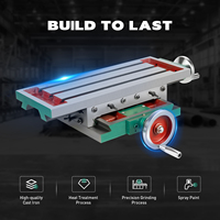 Compound Milling Machine Work Table 2 Axis Cross Slide Bench Drill Vise Fixture Precisely Adjustable