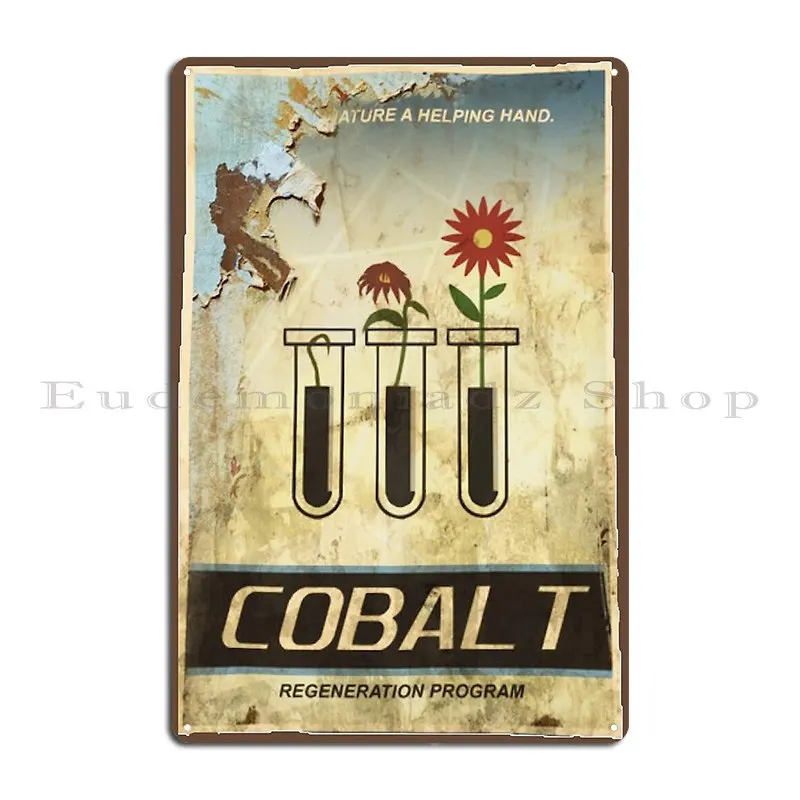 Rust Cobalt Poster Metal Plaque Poster Retro Plaques Iron Printing Cinema Tin Sign Poster