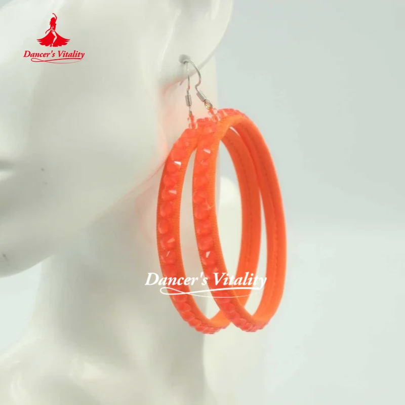 Latin Dance Jewelry Earrings Rumba Chacha Competition Ornaments Earrings Adult Girls Performance Accessories Dancer's Vitality