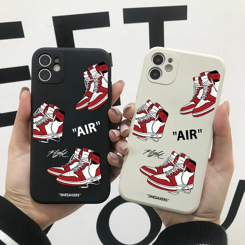 Hot SNEAKERS Off 85 AIR Sports Shoes Brand Phone Case For Iphone11 13Pro Max 12 14 15 Pro XS XR 7 8Plus White Label BackCover