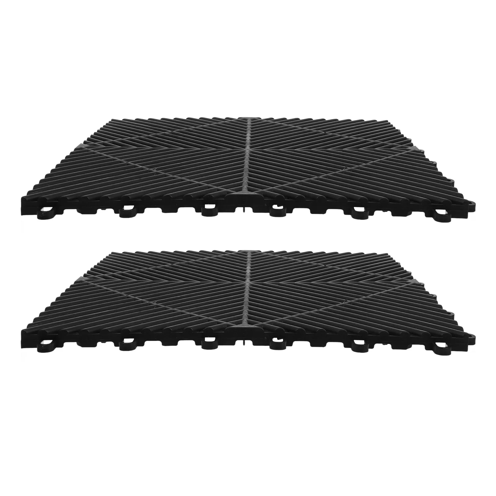 

2Pcs Drainage Mat Non-Slip Interlocking Plastic Tile for Shower Pool Bathroom Waterproof Anti-Slip Bath Floor Pad