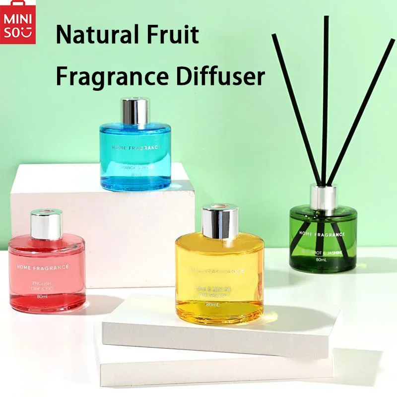 

MINISO Flameless Aromatherapy Fruit Series Bergamot Jasmine Lime Suzuran Diffuser Genuine stock hot sale Flameless Aromatherapy