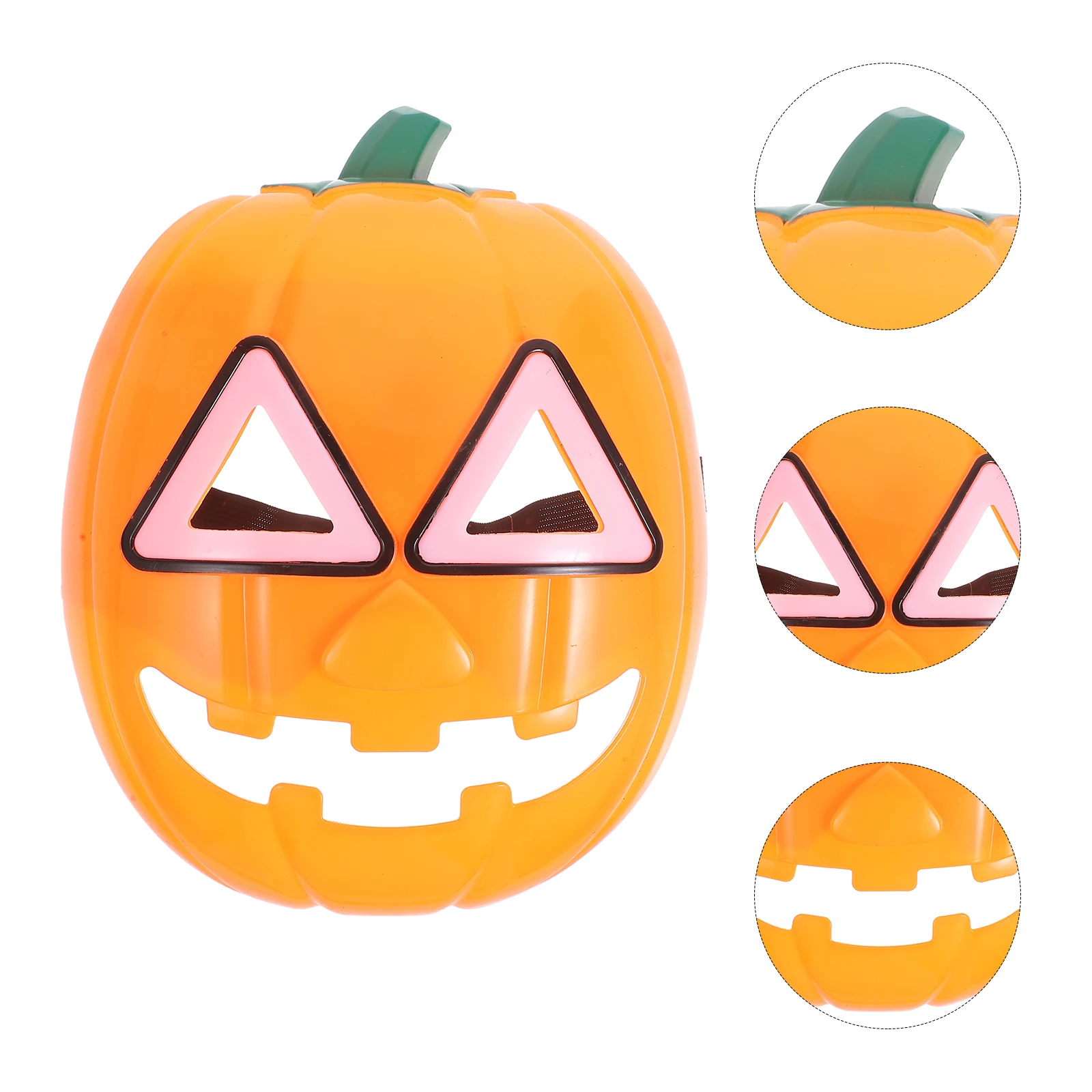 

Light-Emitting Pumpkin Mask Glowing Makeup Halloween Party Vocalize Cosplay Full Face