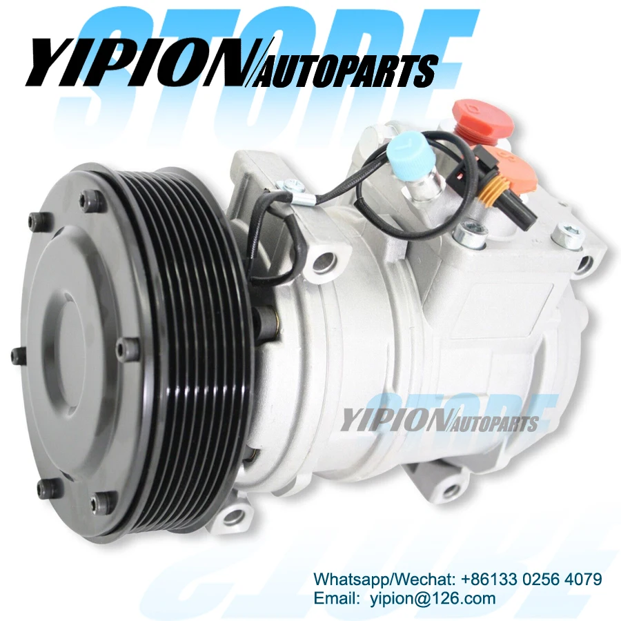 

10PA17C AC COMPRESSOR for JOHN DEERE RE46609 RE54254 RE69716 810827027 4471702401 4472003667 4472003084 4472004930 4472004932