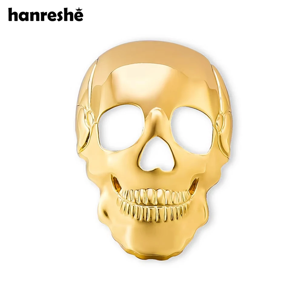 Hanreshe Medical Skull Metal Pin Brooch Backpack Lapel Badge Medicine Jewelry Gifts for Orthopedic Doctor Nurse