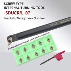 -SDUCR/L Internal Turning Tool Holder S10K/S12M/S14N/S16Q/S20R-SDUCR Boring Bar DCMT Carbide Inserts Lathe Bar CNC Cutting Tools