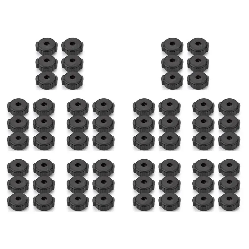 

A99I-60 PCS Plastic Cymbal Nuts,Quick-Set Cymbal Nut For Percussion Drum Kit,Percussion Replacement Parts