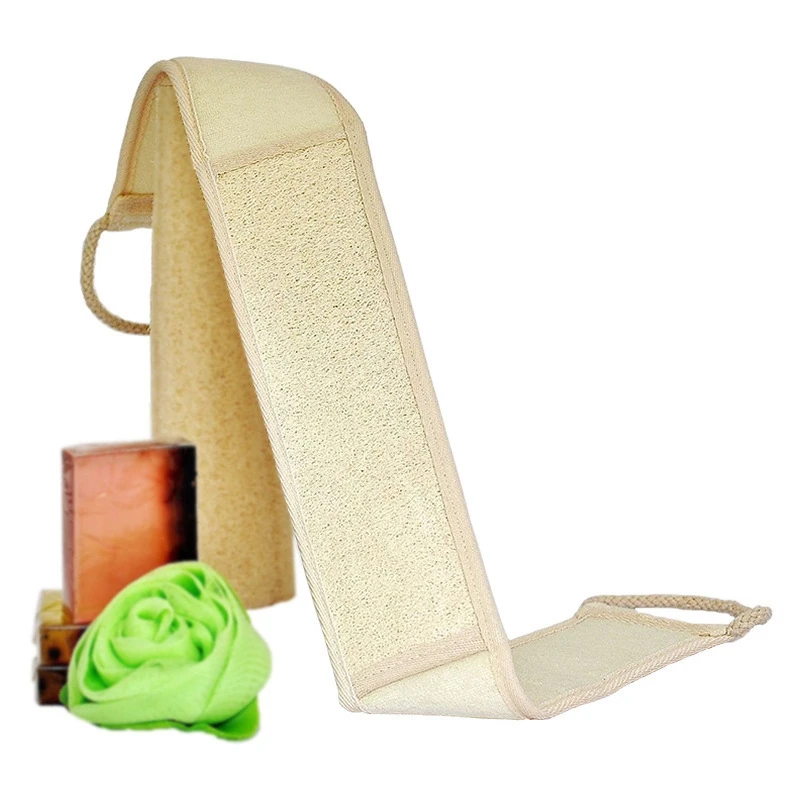 10Pcs 70cm Longth Natural Loofah sponge bath towel bath strip Body Back Strap Bath Shower Massager Spa Scrubbers