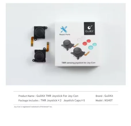 

GuliKit NS40T Joystick for Replacement TMR Sensing No Drifting Stick for Nintendo Swicth/OLED/LITE Game Accessories Repair