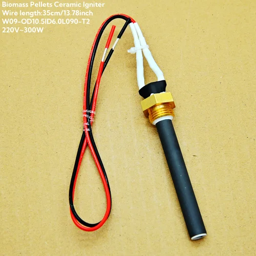 Imagen 2 del producto Encendedor de pellets de cerámica G3/8, 220v, 300w, accesorios de cocina, encendido rápido, resistente a altas temperaturas, varilla de encendido duradera