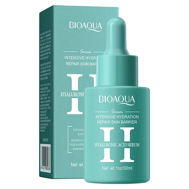 Serum kecantikan wajah, perawatan kulit pelembab wajah asam Hyaluronic Niacinamide 30ml