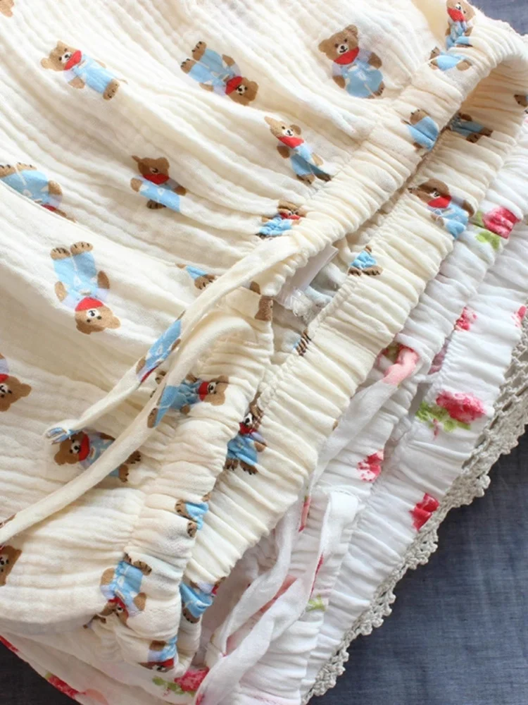 

Летние тюльпаны, устойчивые к комарам, свободные тонкие милые прогулочные домашние брюки с героями мультфильмов, длинные хлопчатобумажные брюки с высокой талией, молодежные повседневные удобные...