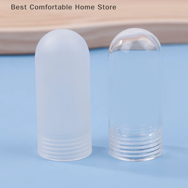 

Transparent Protection Tube for G9 Bulb; Threaded Neck Glass Lamp Shade Replacement; Sturdy Clear Glass Cover