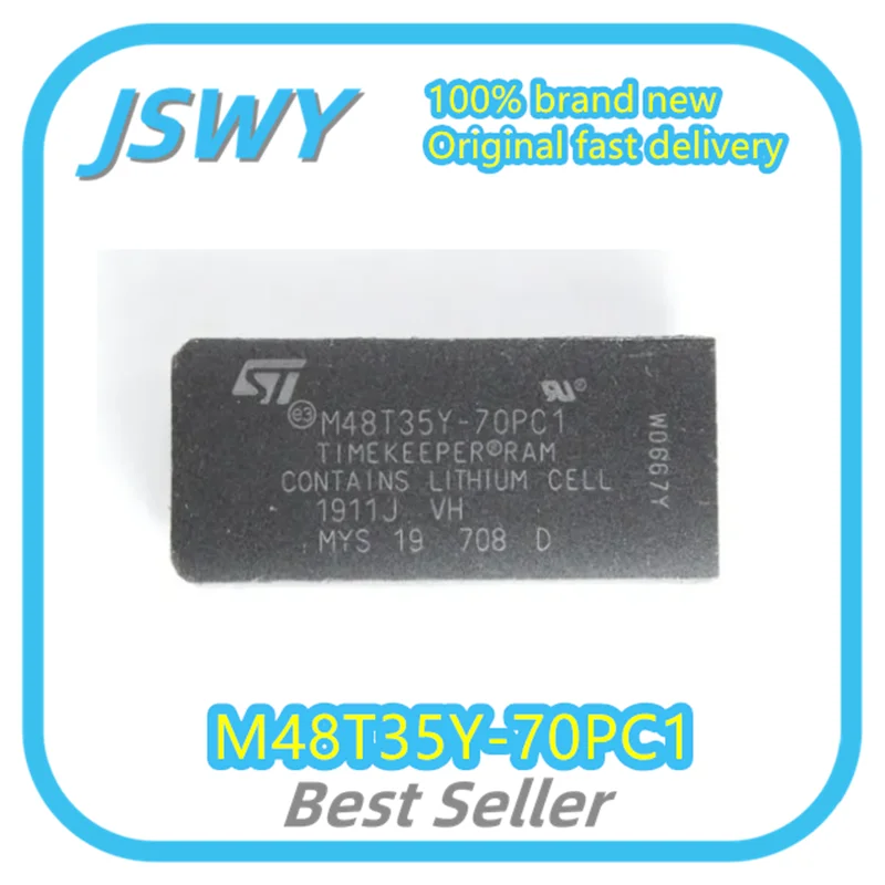 (1/10pcs) M48T35Y-70PC1 M48T35Y DIP28 Clock Chip Module Original Electronics New