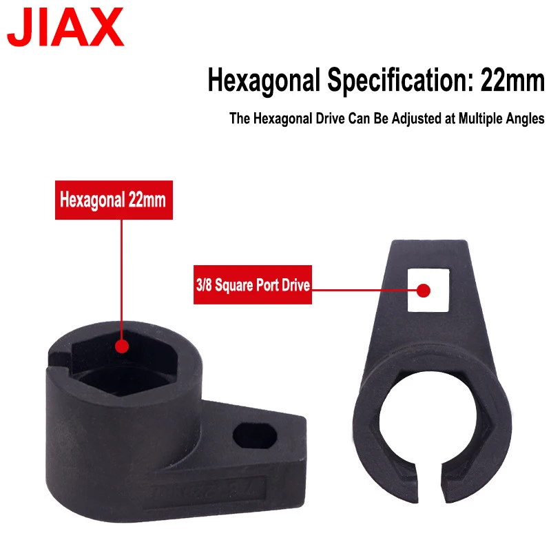 

22mm 7/8" Oxygen Sensor Wrench Offset Socket Remover Removal Tool