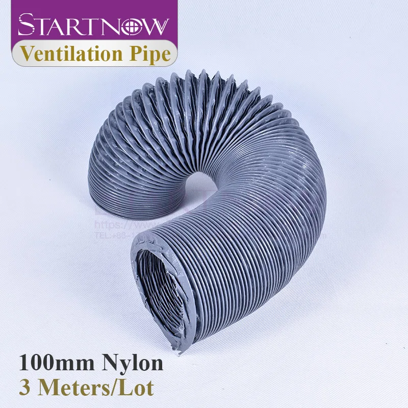 Startnow 3m/Lot Dia.100mm Telescopic ventilation duct Nylon Fabric Flexible Telescopic Tube Ventilator Intake exhaust pipe