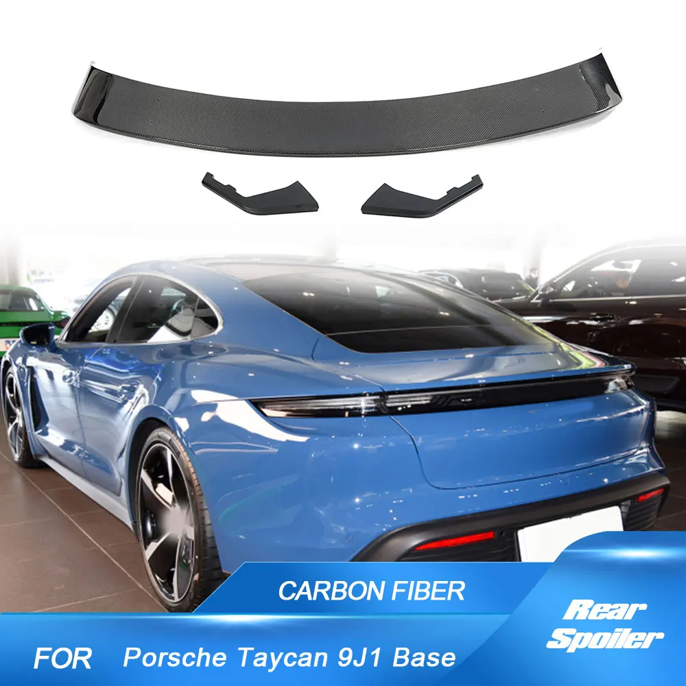 

Для Porsche Taycan 9J1 Base 4S Sedan 2019-2025 настоящий спойлер багажника из углеродного волокна, хвостовое крыло